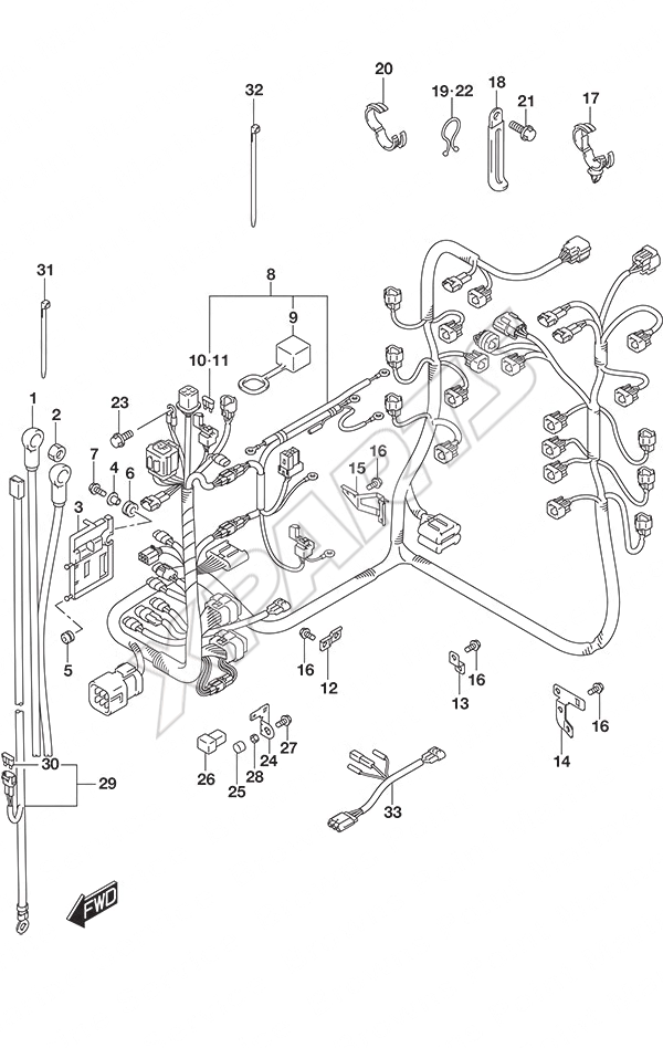  Harness til Suzuki motor